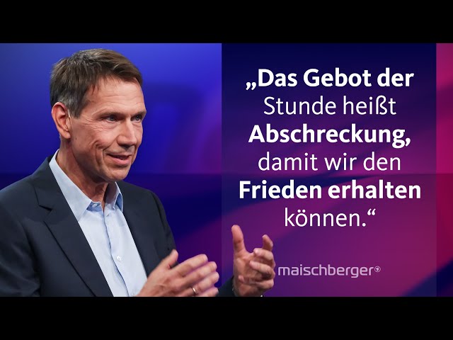 ⁣René Obermann über die Verteidigungsfähigkeit Europas und die Wirtschaftskrise | maischberger