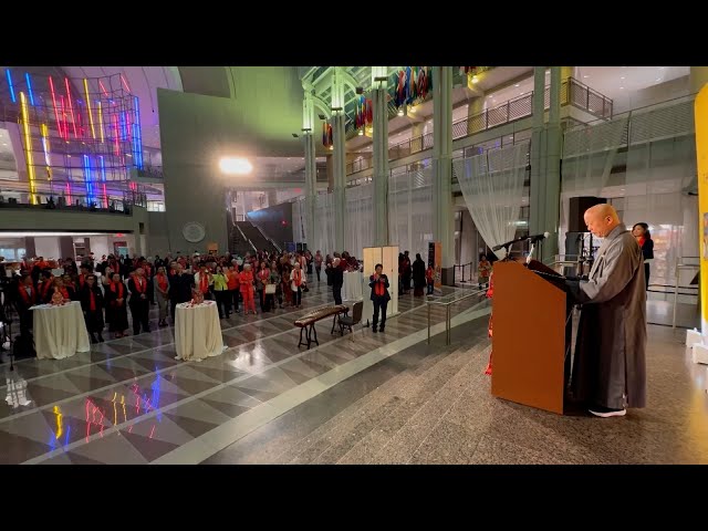 ⁣Longhua Temple Vegetarian Exhibition kicks off in Washington