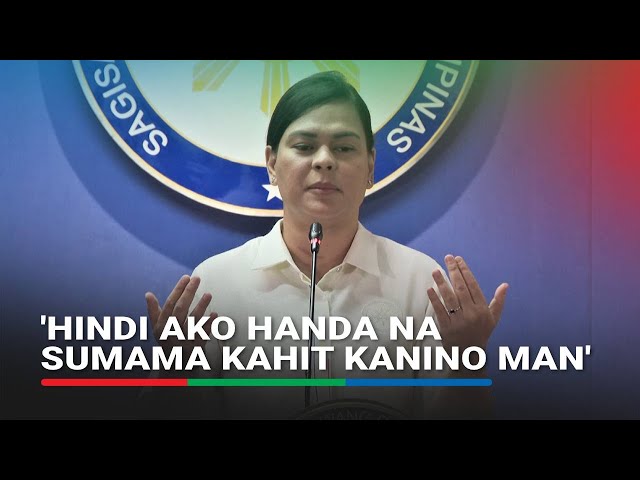 ⁣No longer 'single and ready to mingle': Sara Duterte shuns political alliances for now