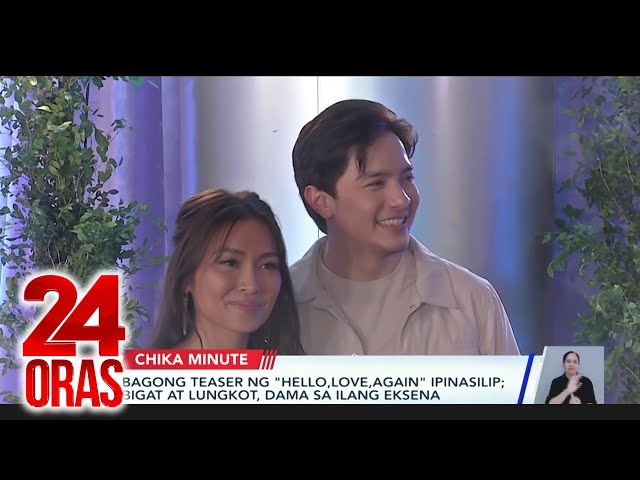 ⁣Senti feels na mga eksena sa teaser ng "Hello, Love, Again"; Seventeen,... atbp. | 24 Oras