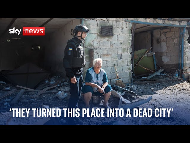 ⁣'We don’t matter to anyone': Civilians in Ukrainian frontline city live in fear | Ukraine 