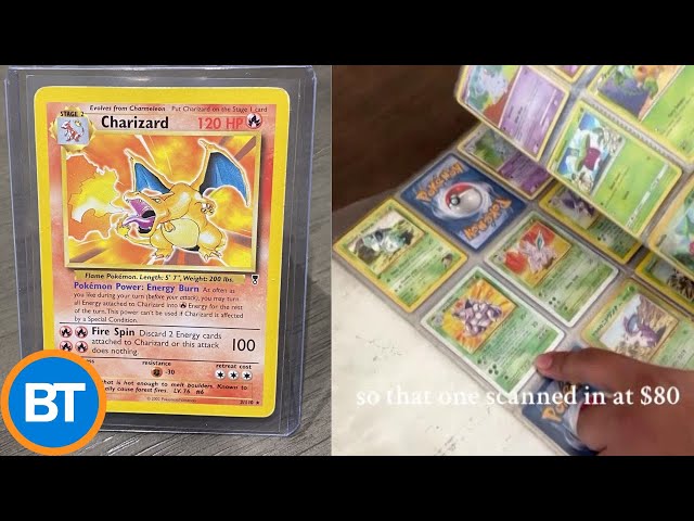 ⁣This man didn't know his Pokémon card collection was worth over $5K