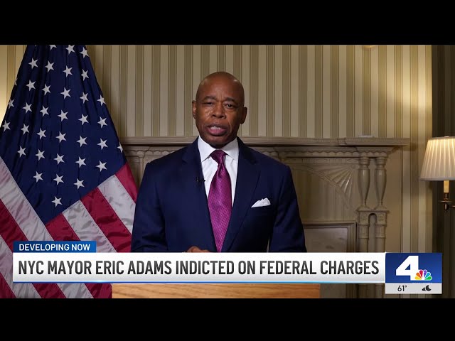 ⁣NYC Mayor Eric Adams expected to face federal charges