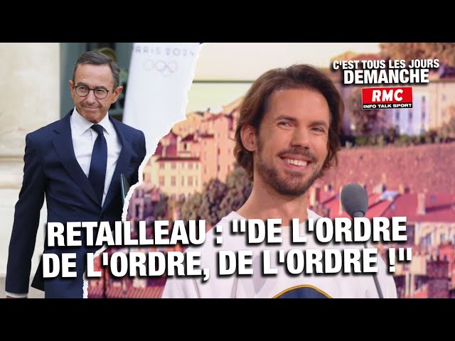 ⁣ARNAUD DEMANCHE : RETAILLEAU : "DE L'ORDRE, DE L'ORDRE, DE L'ORDRE !"