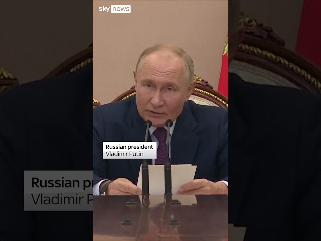 ⁣Vladimir Putin warns he will consider using nuclear weapons