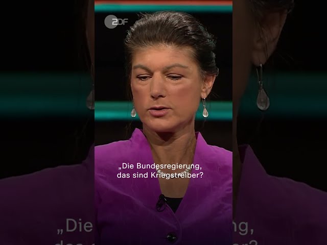 ⁣BSW-Chefin Wagenknecht: Regierung als "Kriegstreiber"? | #short #shorts #lanz