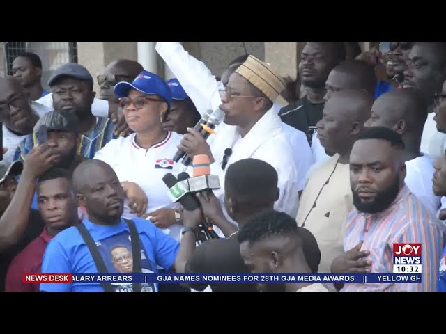 ⁣Election 2024: NPP urges electorates in Hohoe to retain John Peter Amewu as MP