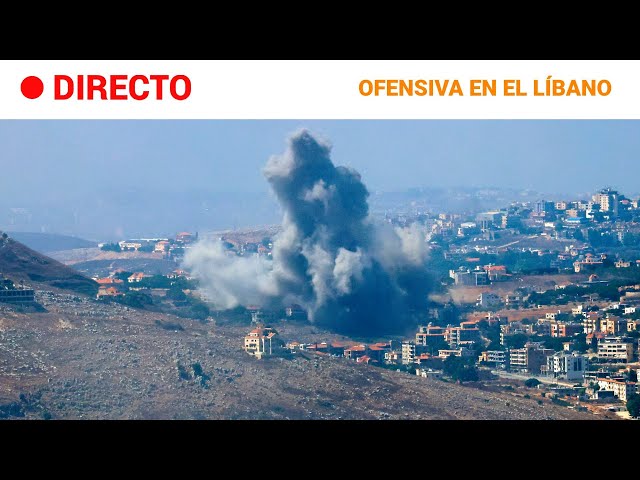 ⁣EL LÍBANO: BOMBARDEOS ISRAELÍES en medio de la AMENAZA de OFENSIVA TERRESTRE  | RTVE