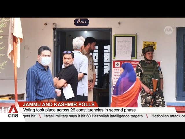 ⁣Voter turnout of 56% recorded in second phase of Jammu and Kashmir polls