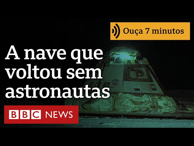 ⁣A nave espacial que voltou à Terra sem seus astronautas