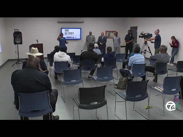 Detroit east side community meeting highlights declining summer crime numbers