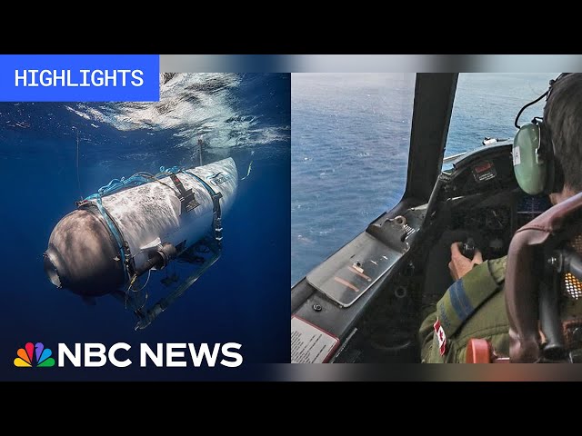 ⁣The search for the Titan submersible: One year later | NBC News highlights