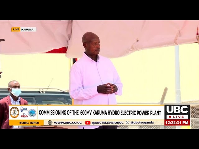 ⁣LIVE: MUSEVENI TO COMMISSION THE KARUMA HYDRO-POWER PLANT  | SEPTEMBER 26, 2024