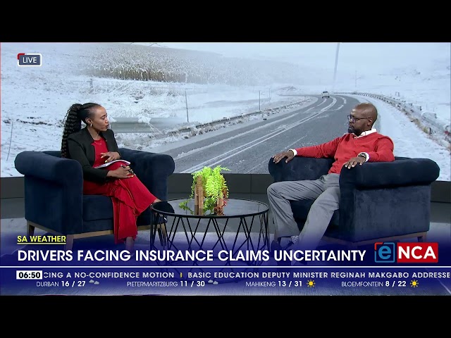 ⁣SA Weather | Drivers facing insurance claims uncertainty