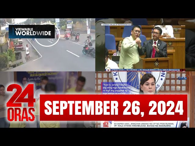 ⁣24 Oras Express: September 26, 2024 [HD]