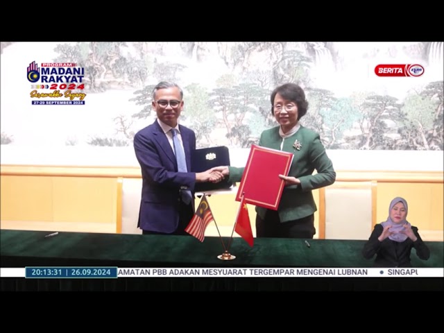 ⁣26 SEPT 2024 B.PERDANA - LAWATAN KE CHINA: USAHA TINGKAT SEKTOR TELEKOMUNIKASI DAN TEKNOLOGI NEGARA