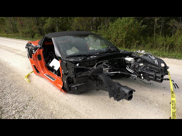 ⁣Rare Corvette found stripped of parts and dumped on dirt road outside Barrie, Ont.