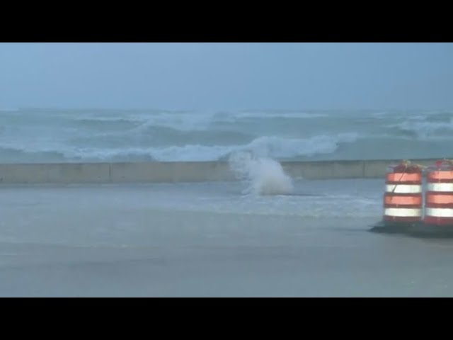 Hurricane Helene surge flooding Key West coastal streets