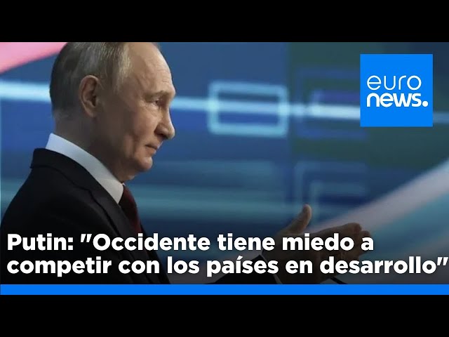 ⁣Putin: "Occidente tiene miedo a competir (en el sector energético) con los países en desarrollo