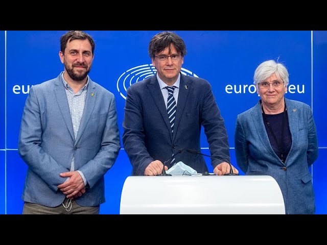 ⁣La justice européenne rejette le recours de Carles Puigdemont pour être considéré député europ…