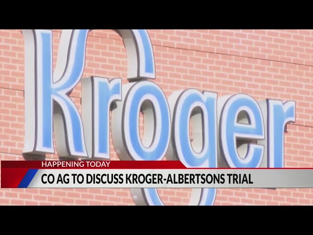 ⁣Colorado attorney general to hold news conference on Kroger-Albertsons trial