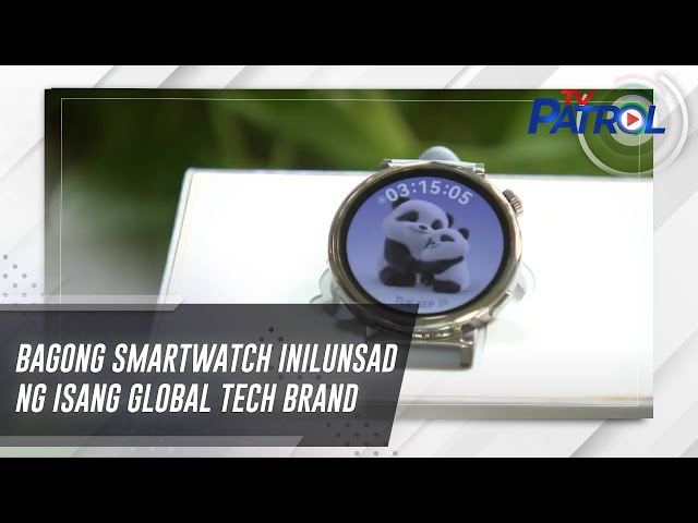 ⁣Bagong smartwatch inilunsad ng isang GLobal Tech brand | TV Patrol