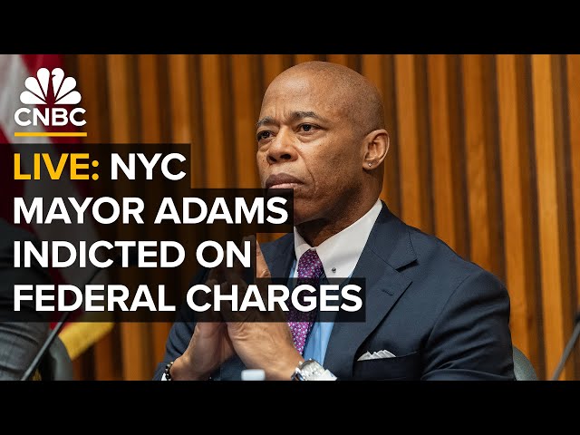 ⁣LIVE: Press conference on federal charges against New York City Mayor Eric Adams — 9/26/24