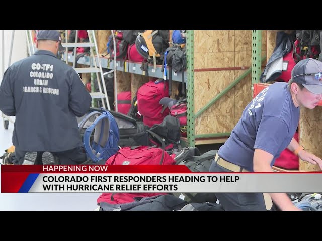 ⁣Colorado Task Force 1 deployed to assist with Hurricane Helene relief