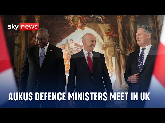 ⁣Watch live: AUKUS Defence Ministers hold news conference