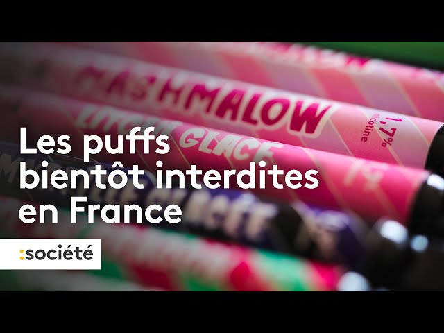 ⁣Les puffs bientôt interdites en France