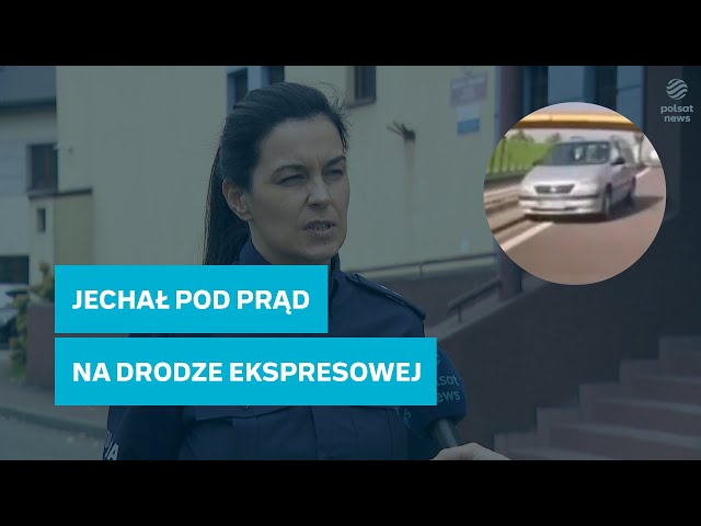 Chwile grozy. Auto jechało na czołówkę