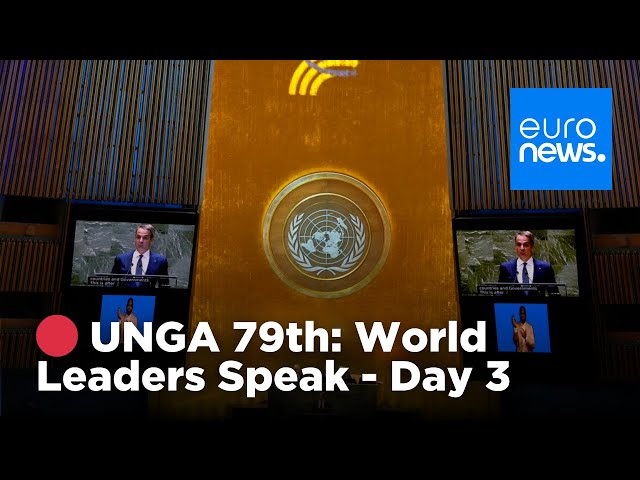 ⁣ LIVE - UNGA 79th - Day 3: Global leaders' debate | euronews 