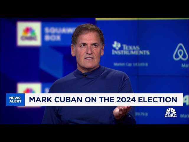 ⁣Mark Cuban on VP Harris' move to the center: She believes the country needs to come together�