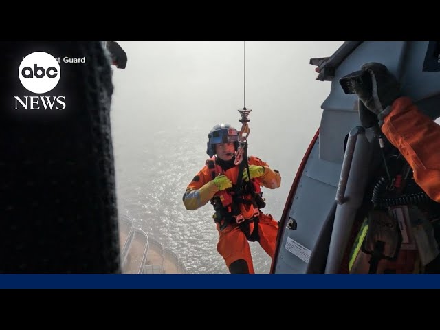 ⁣Coast Guard rescues boy experiencing medical emergency at sea