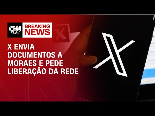 ⁣X envia documentos a Moraes e pede liberação da rede | BASTIDORES CNN