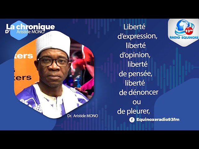 ⁣CHRONIQUE ARISTIDE MONO DU JUNDI 26 SEPTEMBRE 2024 - ÉQUINOXE TV