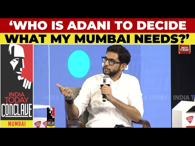 ⁣Aaditya Thackeray Slams Industrialist Gautam Adani For Dharavi Redevelopment Project | India Today