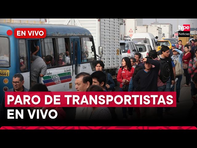 ⁣Así transcurre paro de transportistas en Lima I TVPerú Noticias EN VIVO hoy 26 de septiembre