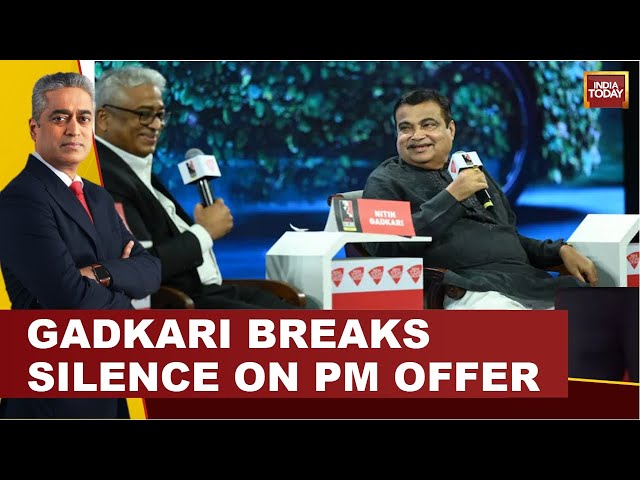 ⁣Rajdeep Sardesai LIVE: Nitin Gadkari Breaks Silence On PM Offer | What's Gadkari's Role In