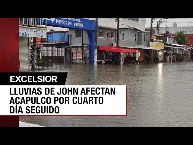 Deslaves e inundaciones en diferentes zonas de Acapulco por John