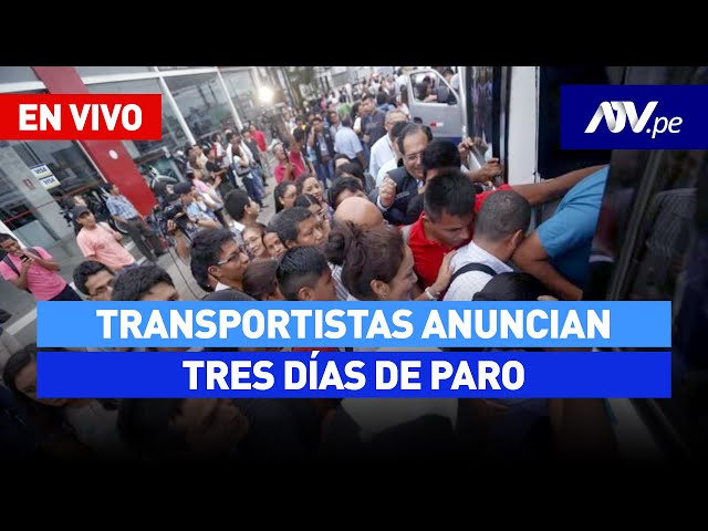 ⁣TRANSPORTISTAS ANUNCIAN TRES DÍAS DE PARO | EN VIVO AL DÍA ATV+