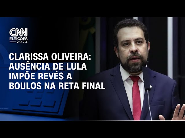 ⁣Clarissa Oliveira: Ausência de Lula impõe revés a Boulos na reta final | LIVE CNN