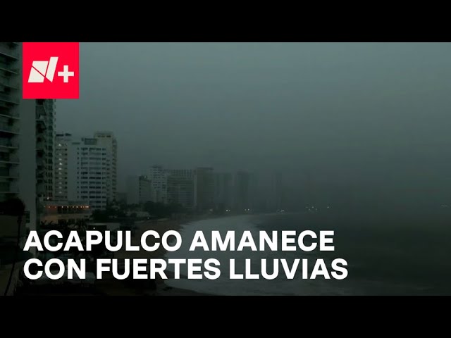 Así se ve el mar en Acapulco por el paso del huracán John - Las Noticias