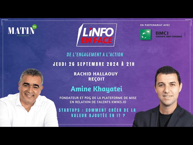 ⁣L'Info en Face avec Amine Khayatei