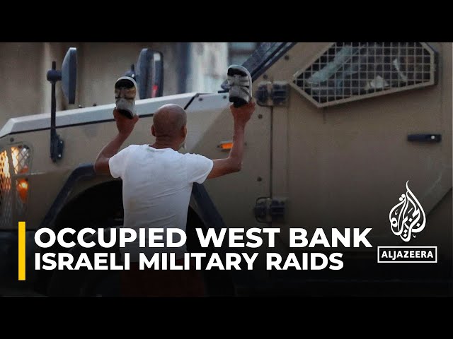 ⁣Occupied West Bank raids: Israeli soldiers detain 25 Palestinians