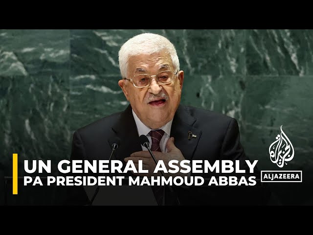 ⁣'Palestine is our homeland. It will remain ours': Palestinian Authority President Mahmoud 