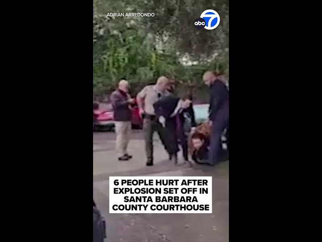 ⁣Man threw explosive inside Califorrnia courthouse