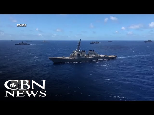 ⁣US Navy Responds to Houthi Red Sea Attacks