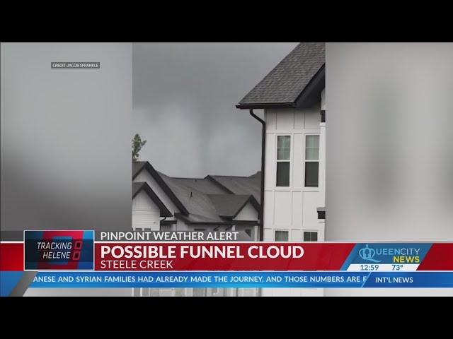 ⁣Possible funnel forms in Steele Creek