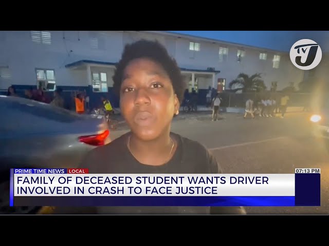 ⁣Family of Deceased Student Wants Driver Involved in Crash to Face Justice | TVJ News